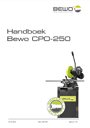 Handboek Bewo CPO-250